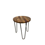 HARP | Stool   side table in teak