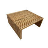 PINTO | N shape coffee table with slats