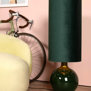 Floor lamp ESTERAD - Dark green
