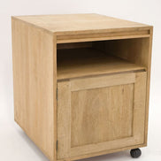 Office storage cabinet 1 door, on wheels