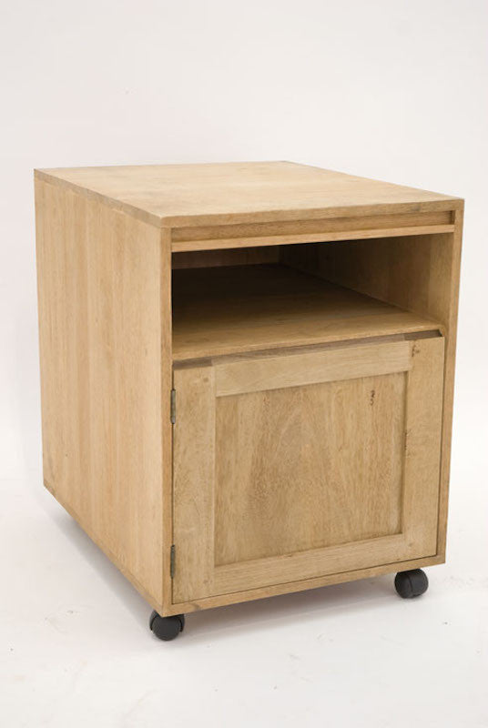 Office storage cabinet 1 door, on wheels