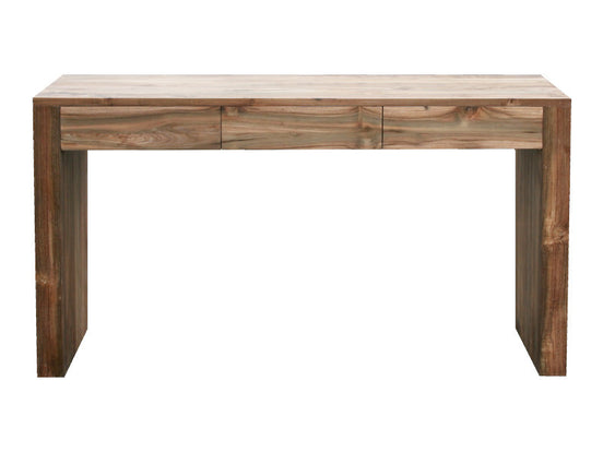 CLAIRE | Desk with 3 drawers, reclaimed teak