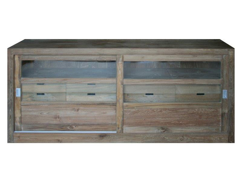 UPIO | Sideboard with glazed sliding doors