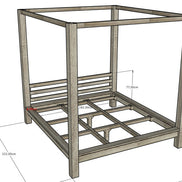 SAMPA JUMPA | Four poster Bed