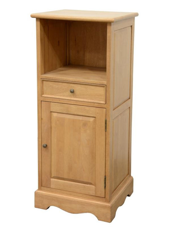 Side cabinet in solid hevea wood