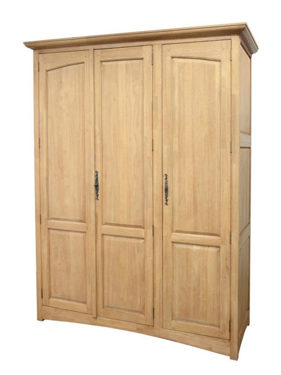 Wardrobe 3 doors beveled doors panels