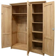 Wardrobe 3 doors beveled doors panels