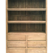 Bookshelf with 6 drawers