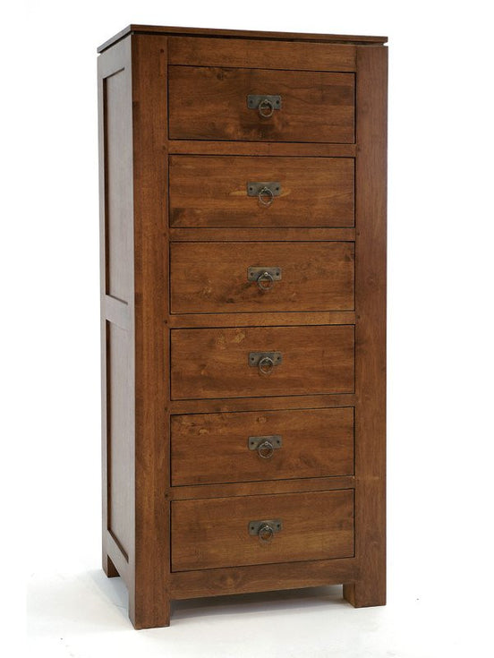 6 drawer storage cabinet, contemporary style