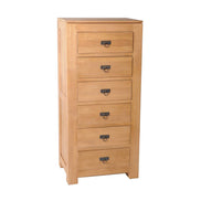 6 drawer storage cabinet, contemporary style