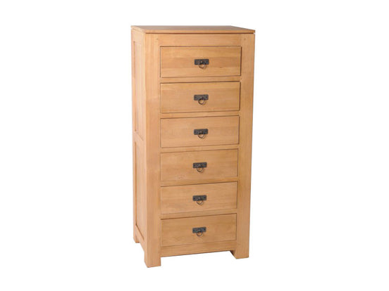 6 drawer storage cabinet, contemporary style