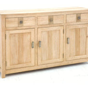 Sideboard with 3 doors and 3 drawers Stripes pattern