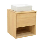 Washbasin cabinet with 1 large drawer, to hang on the wall