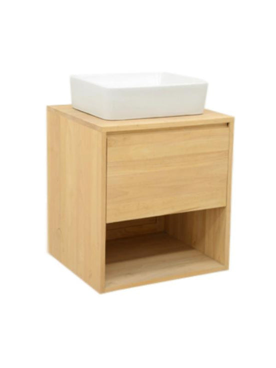 Washbasin cabinet with 1 large drawer, to hang on the wall