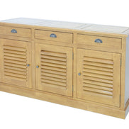 Sideboard 3 doors with shutters & 3 drawers