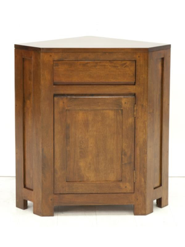 Corner storage cabinet 1 door & 1 drawer