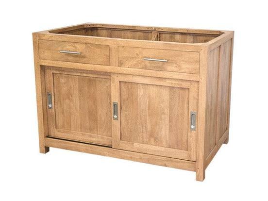 Kitchen under sink storage cabinet, 2 doors, false drawer (without worktop)