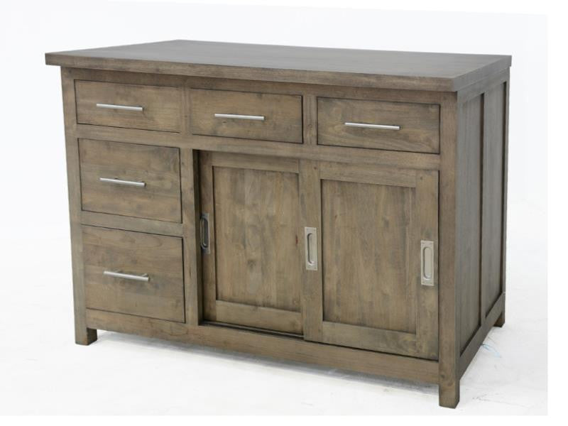 Kitchen cabinet 2 doors 5 drawers (wooden worktop)