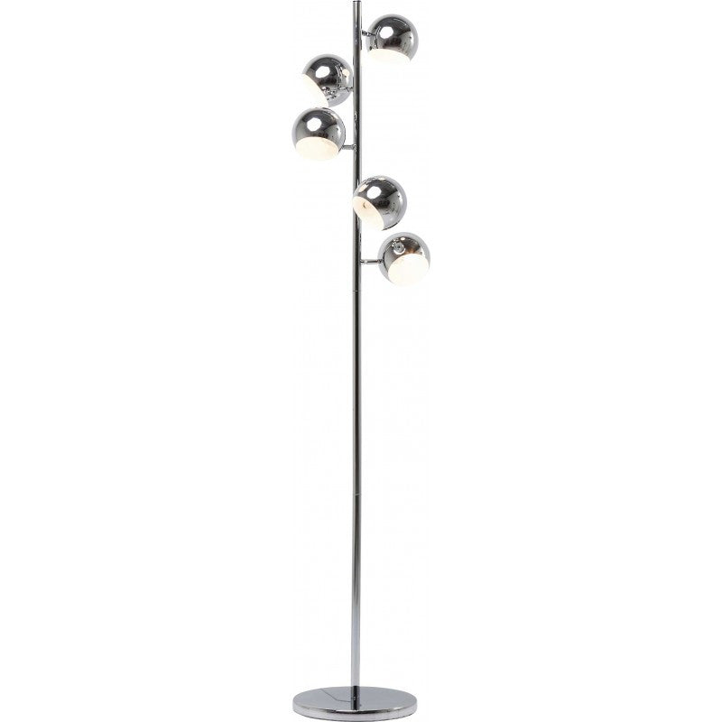 CALOTTA – Floor lamp chrome 5 lite kare design