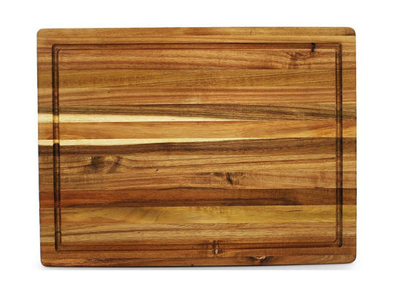 Large cutting board with groove