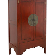 Chinese style armoire in solid hevea wood