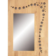 BUBBLES | mirror with hevea frame
