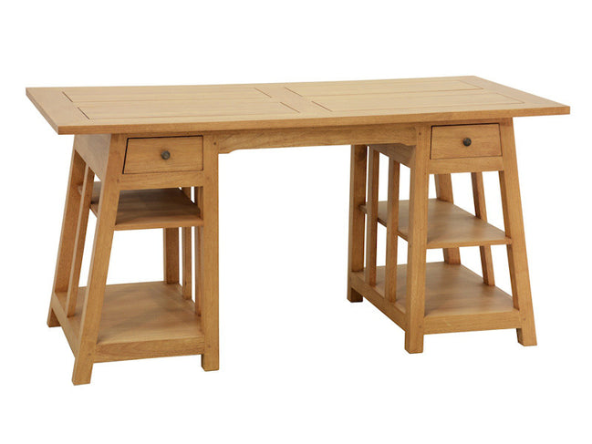 Desk 2 drawers, architect style