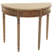 Half moon console with 1 drawer