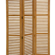 Room divider 3 panels with Slats