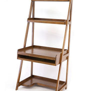 Wall ladder computer desk