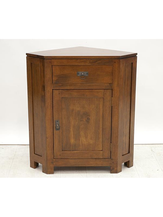 Corner cupboard with 1 door & 1 drawer