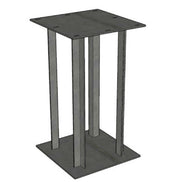 Table leg in metal