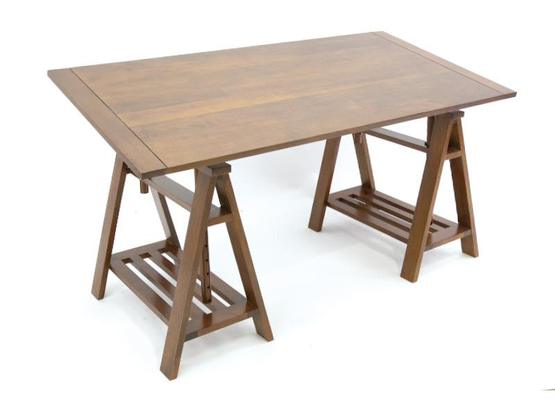Architect's desk with adjustable trestles