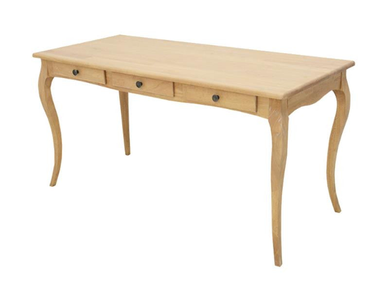 Secretary desk with curved legs, 3 drawers