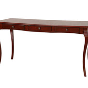 Secretary desk with curved legs, 3 drawers