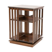 Revolving bookshelf with 2 shelves