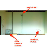 Bespoke office library in reclaimed teak wood