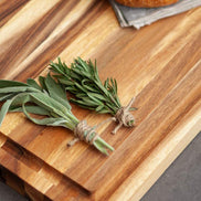 Cutting board with groove