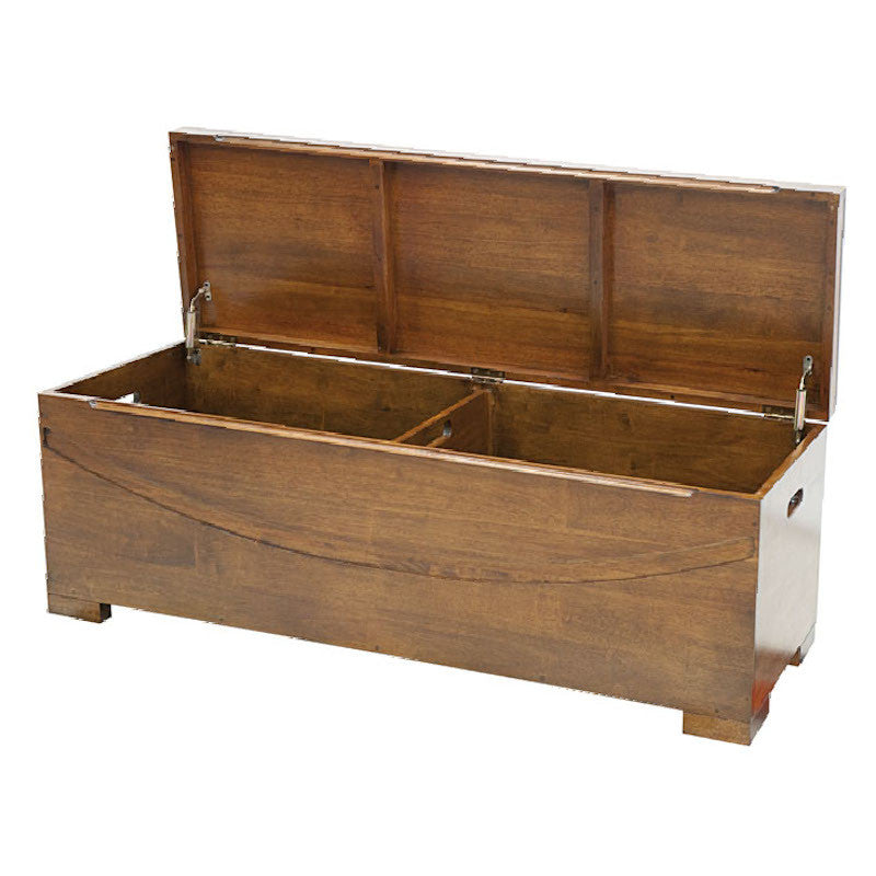 Storage chest in Hevea wood