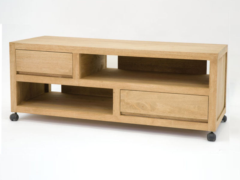 TV furniture 2 drawers, on wheels