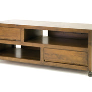 TV furniture 2 drawers, on wheels