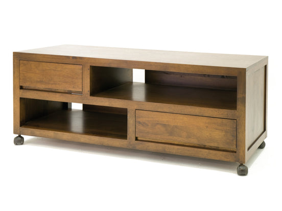 TV furniture 2 drawers, on wheels