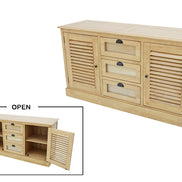 Sideboard 3 seed drawers & 2 doors with shutters