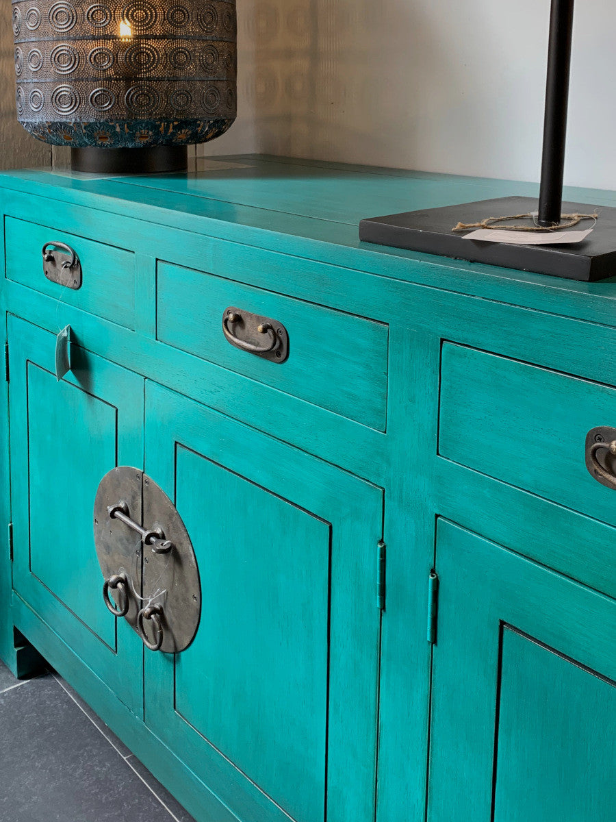 Chinese cabinet 4 doors, 2 drawers