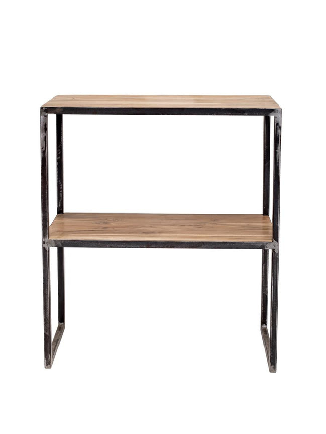 FLORY | Console 2 levels in recycled teak & metal
