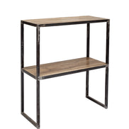 FLORY | Console 2 levels in recycled teak & metal