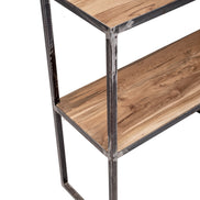 FLORY | Console 2 levels in recycled teak & metal