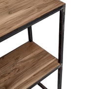 FLORY | Console 2 levels in recycled teak & metal