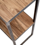 FLORY | Console 2 levels in recycled teak & metal