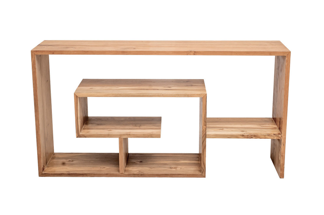 SEANBAY | Contemporary console in teak wood